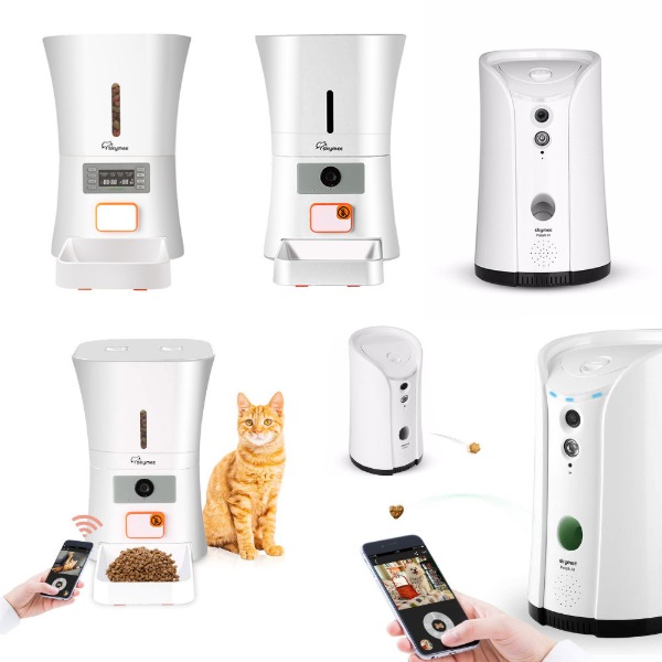 스카이미 AI도그카메라 스마트피더 원격간식발사 홈캠 타이머 강아지 고양이 자동급식기 PRO